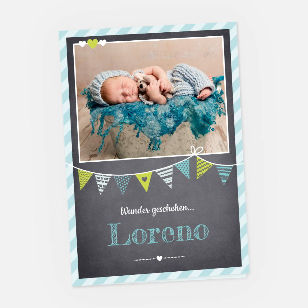 Geburtskarte Loreno